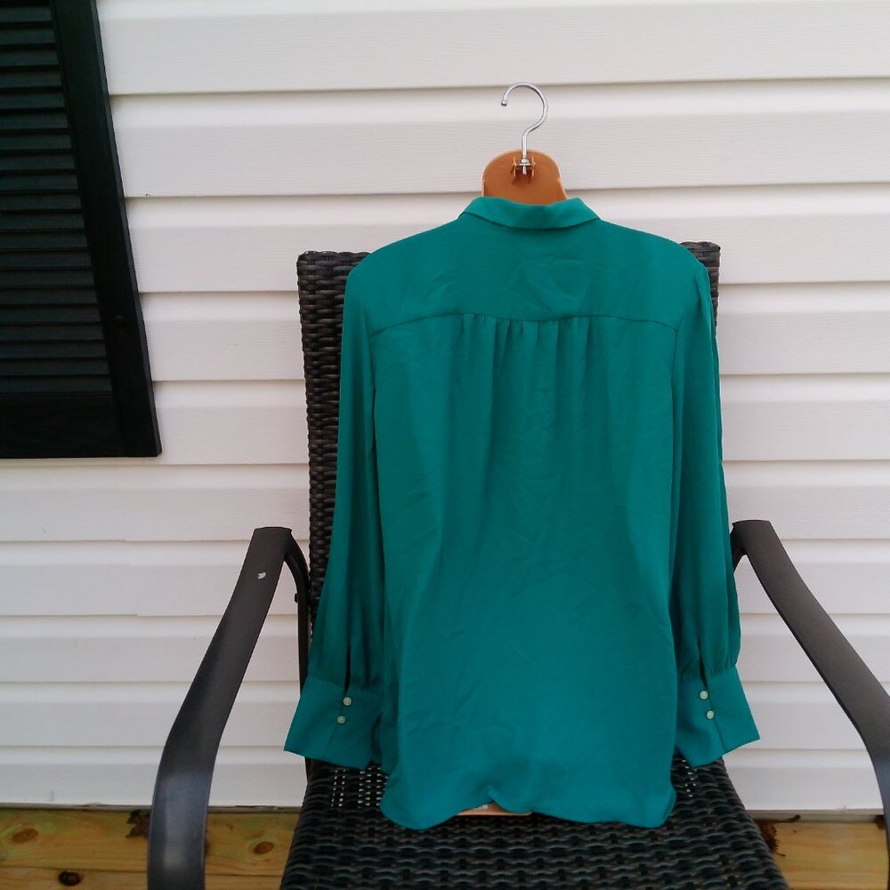 LOFT LONG SLEEVE BLOUSE SIZE XL - Picture 2 of 7